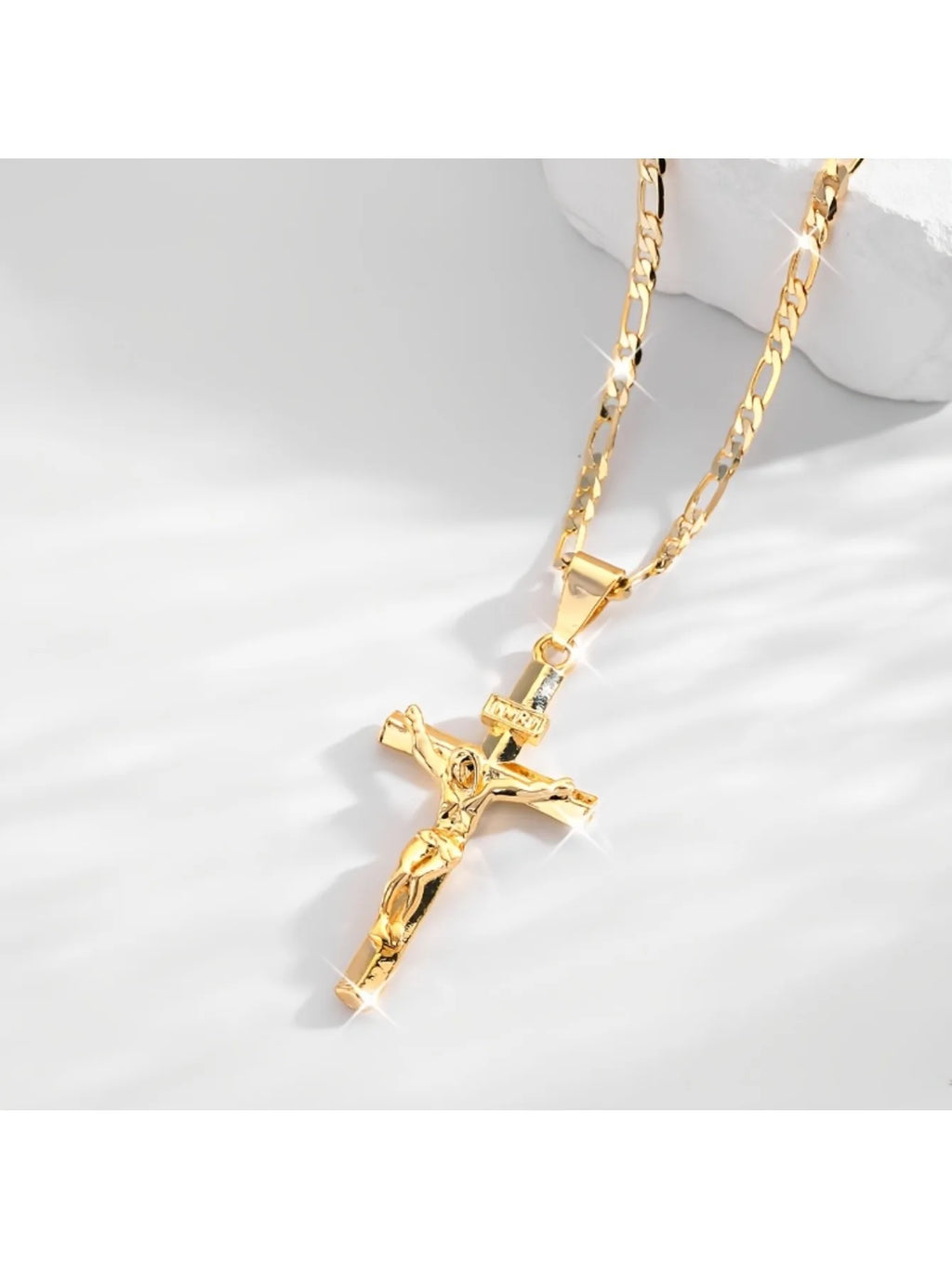 Gold Jesus Pendant