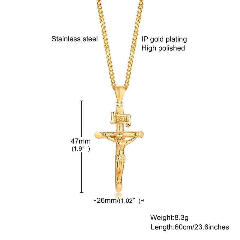 Catholic Cross Necklace