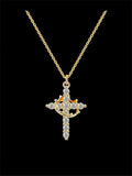 Crown Cross Necklace