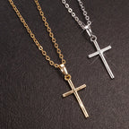Zircon Cross Necklace