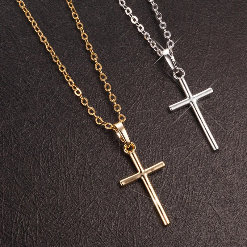 Zircon Cross Necklace