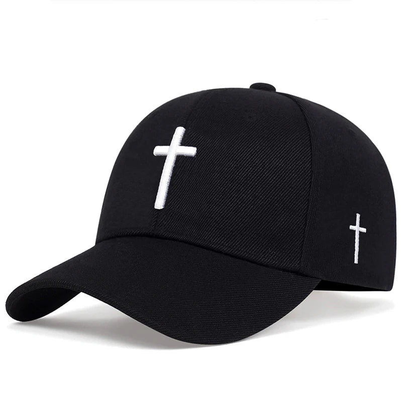 Cross Embroidered Cap