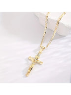 Gold Jesus Pendant