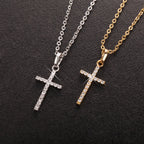 Zircon Cross Necklace