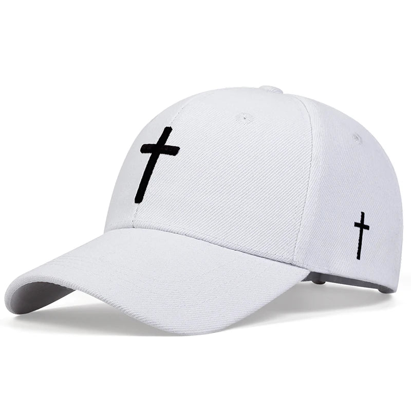 Cross Embroidered Cap