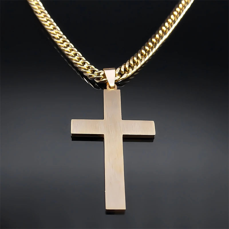 Black Cross Necklace