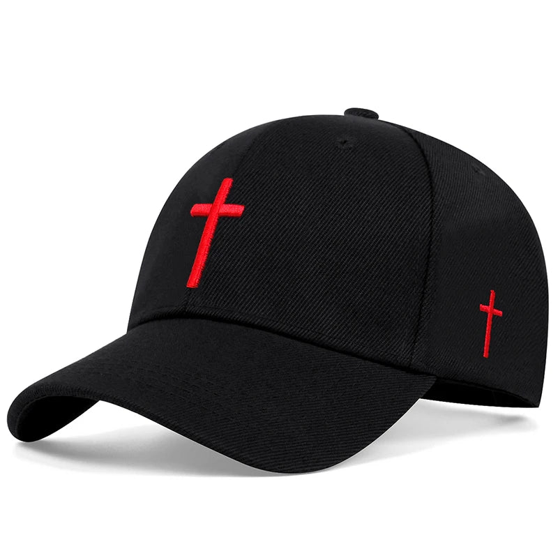 Cross Embroidered Cap