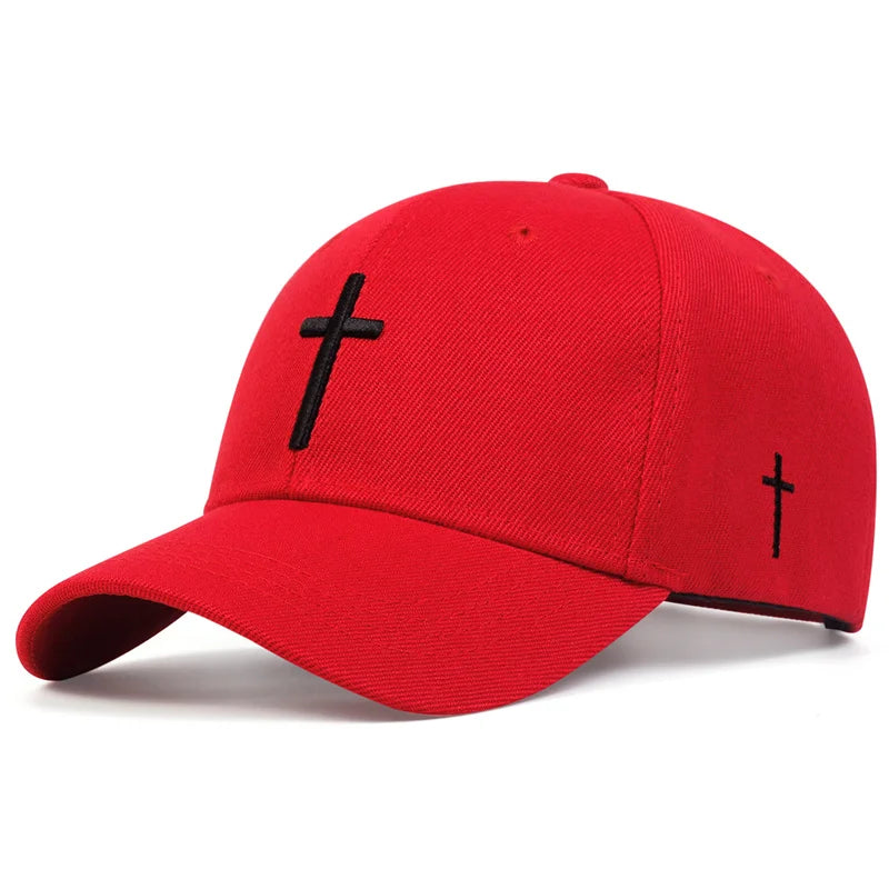 Cross Embroidered Cap