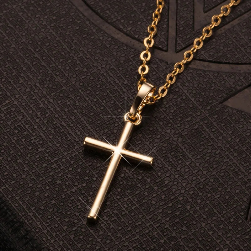 Zircon Cross Necklace