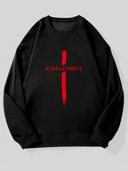Blood Drip Cross Sweatshirt
