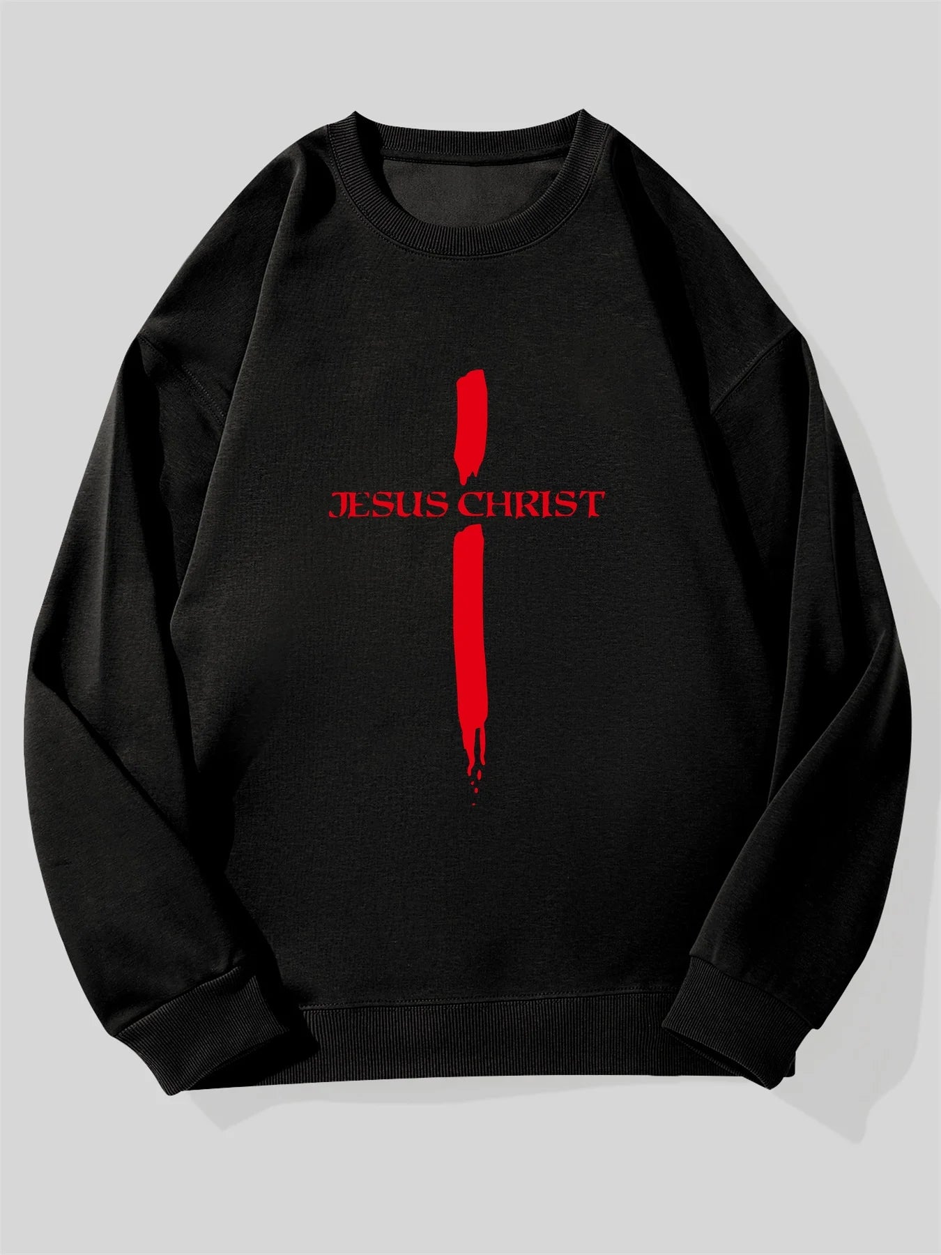 Blood Drip Cross Sweatshirt