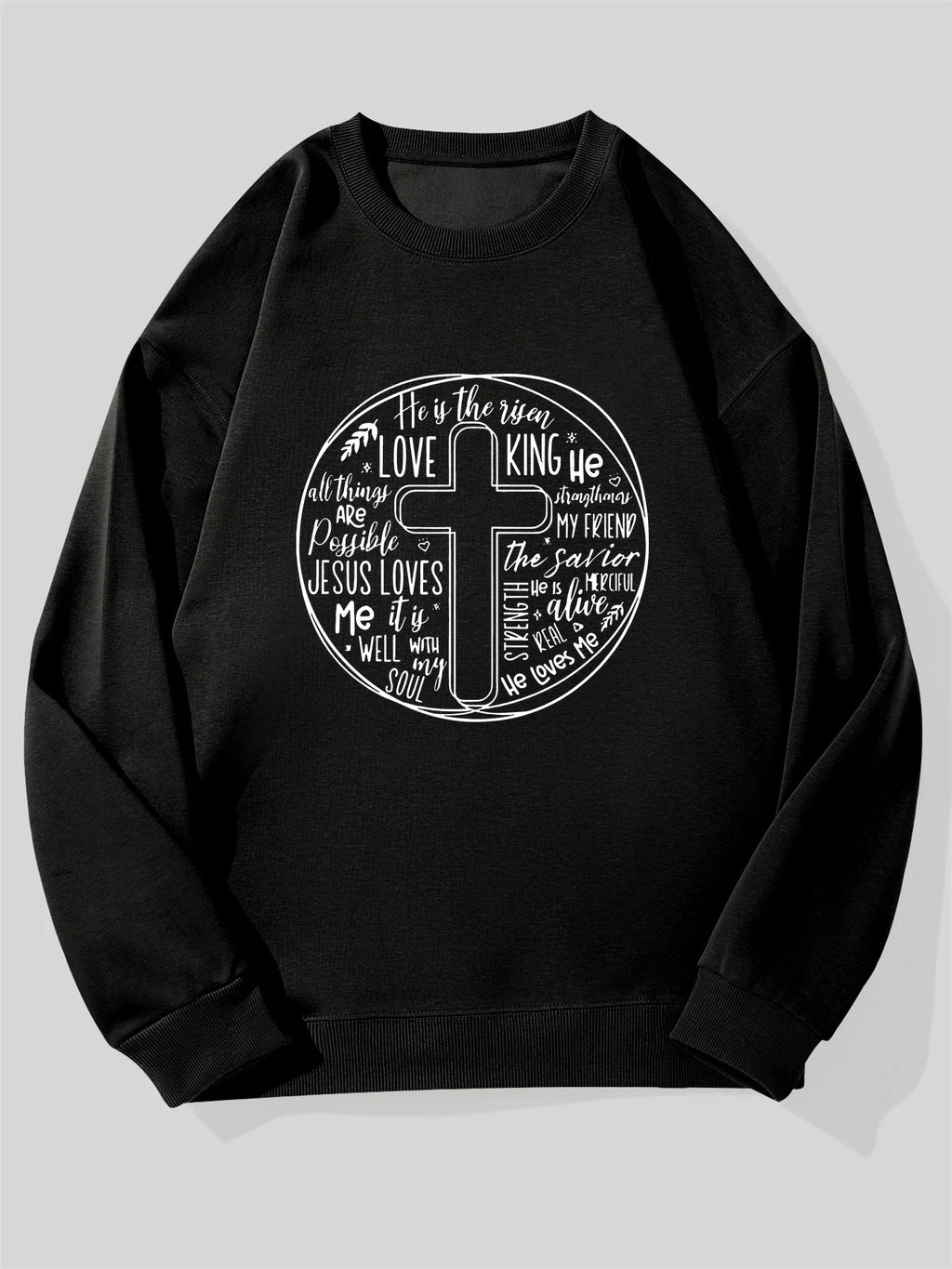 John 3:16 Cross Sweatshirt