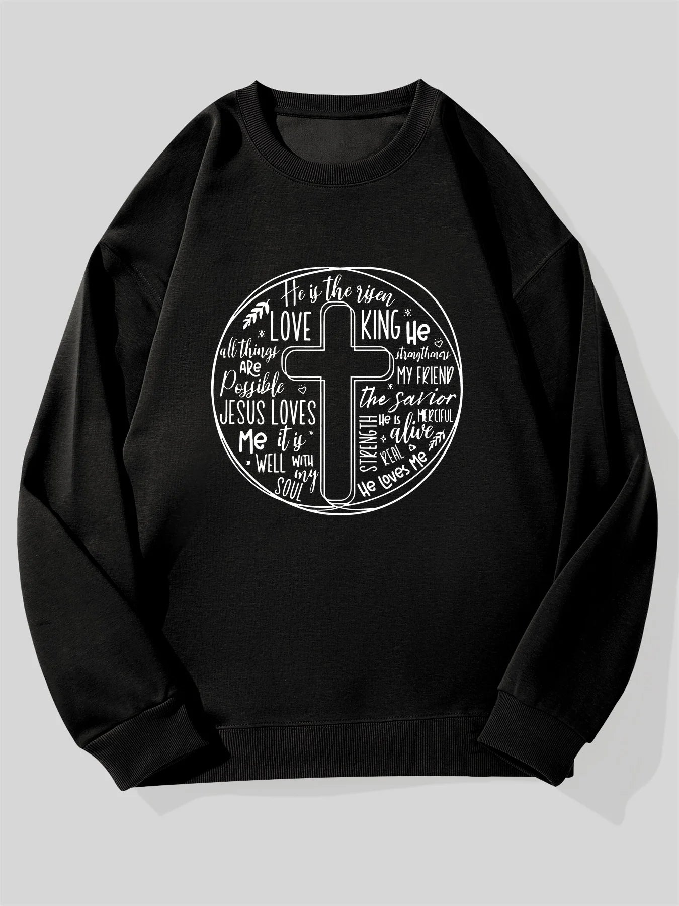 John 3:16 Cross Sweatshirt