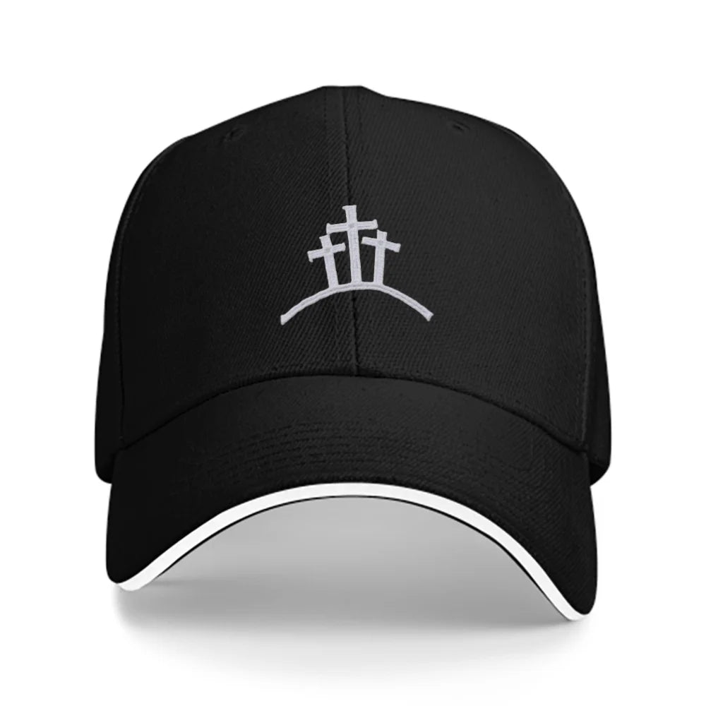 White Cross Cap