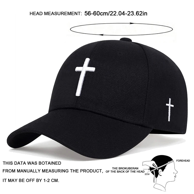 Cross Embroidered Cap