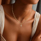 Gold Cross Necklace