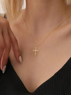 Delicate Cross Necklace