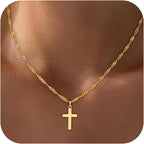 Gold Cross Necklace