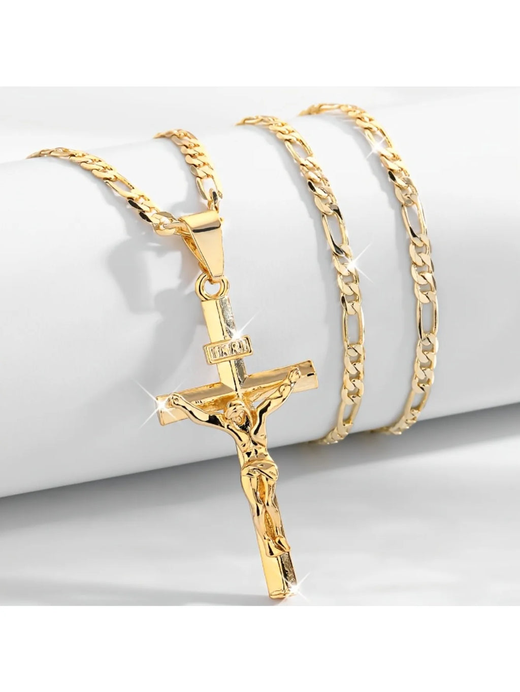 Gold Jesus Pendant