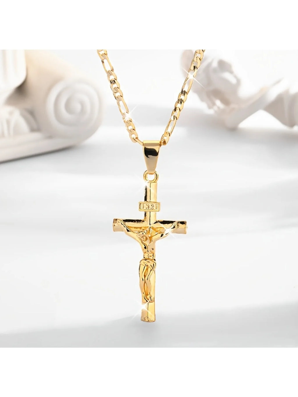 Gold Jesus Pendant
