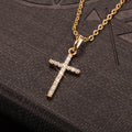 Zircon Cross Necklace