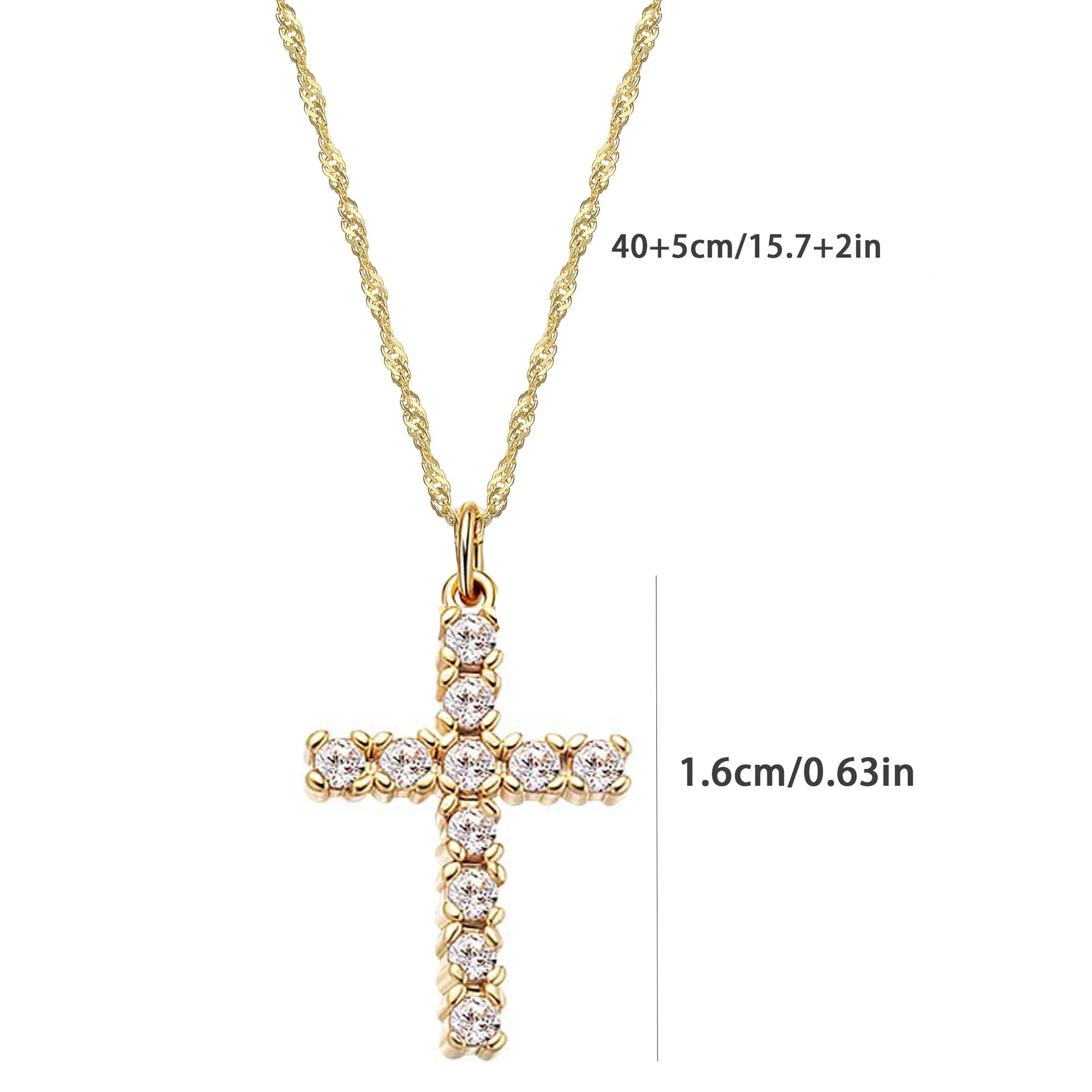 Gold Cross Necklace