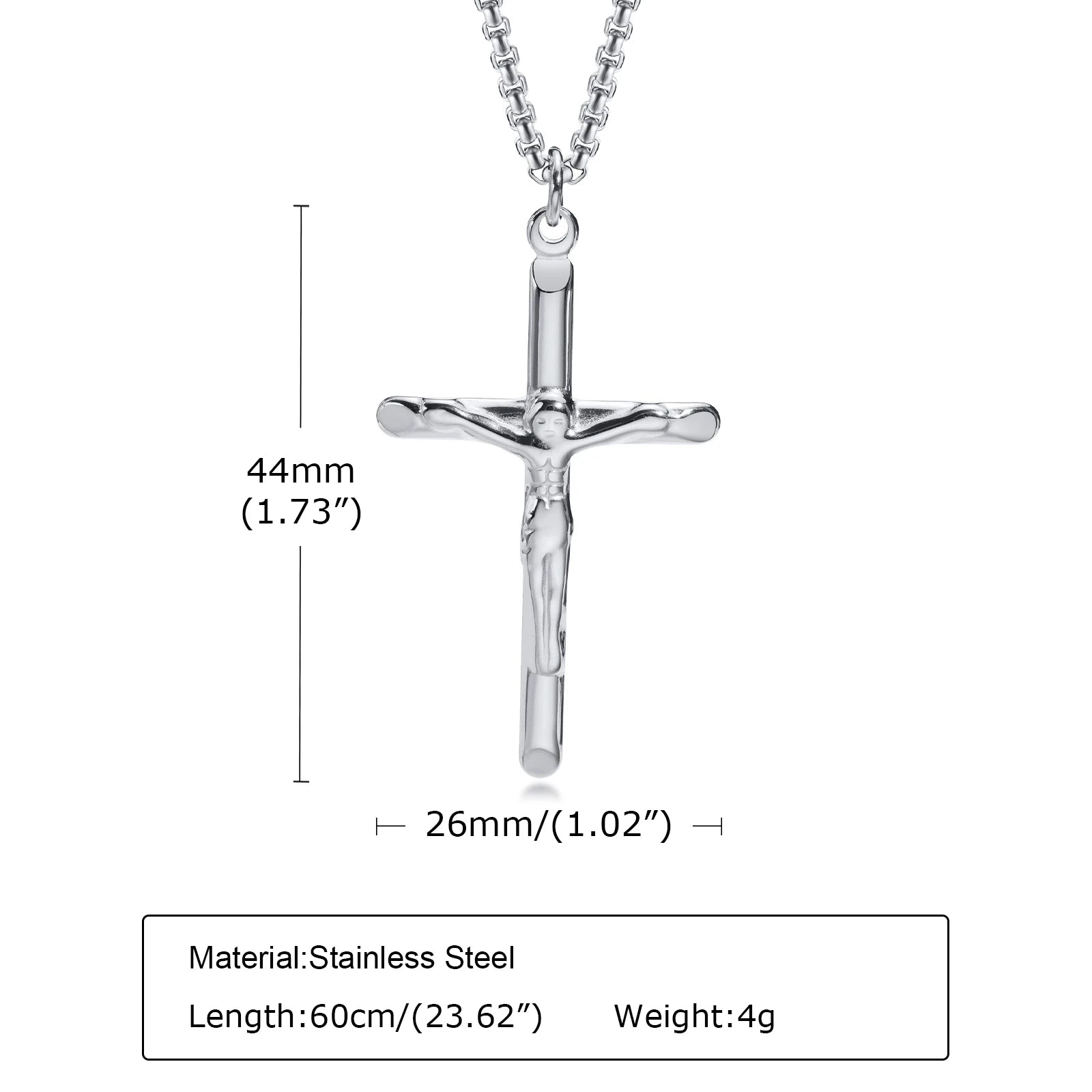 Catholic Cross Necklace