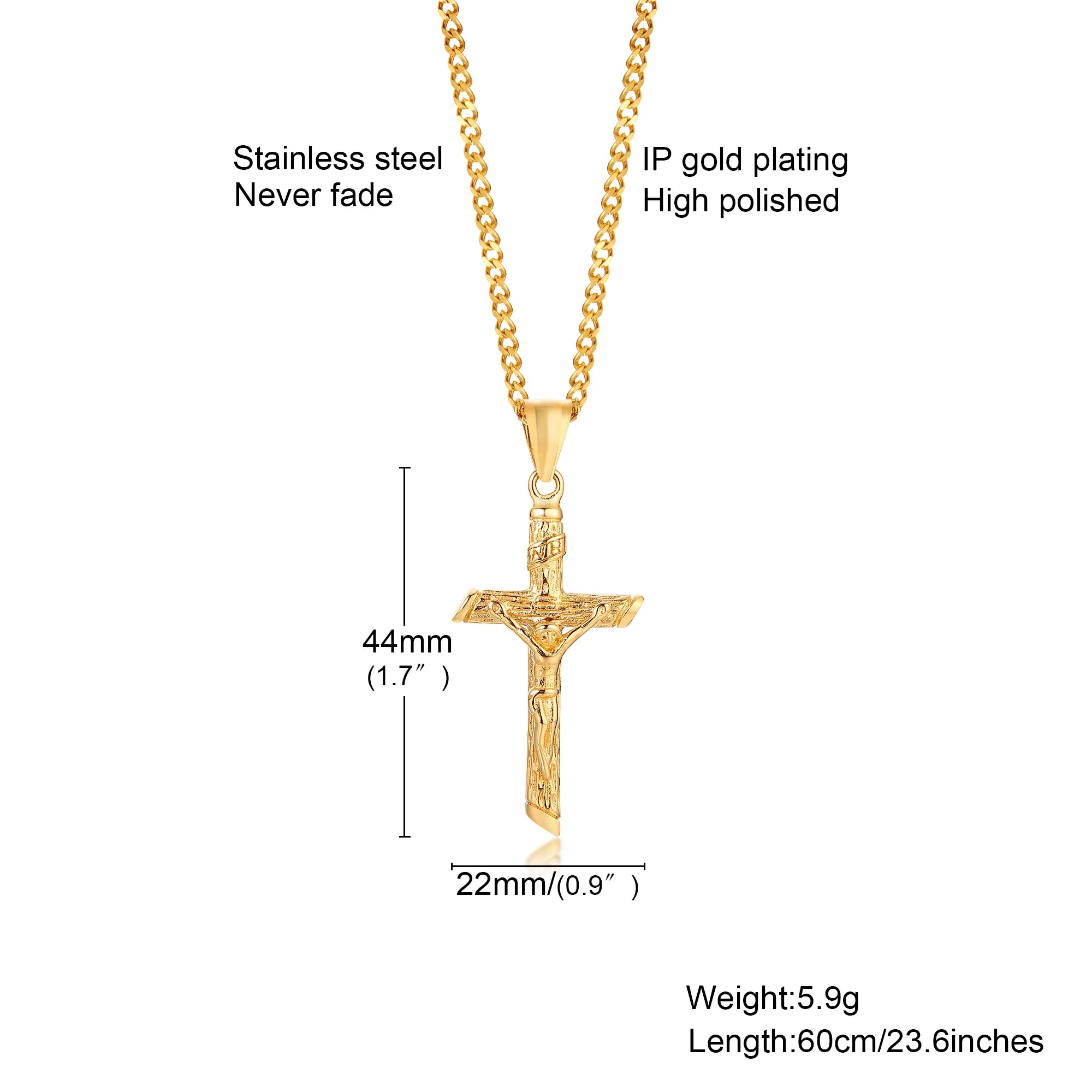 Catholic Cross Necklace