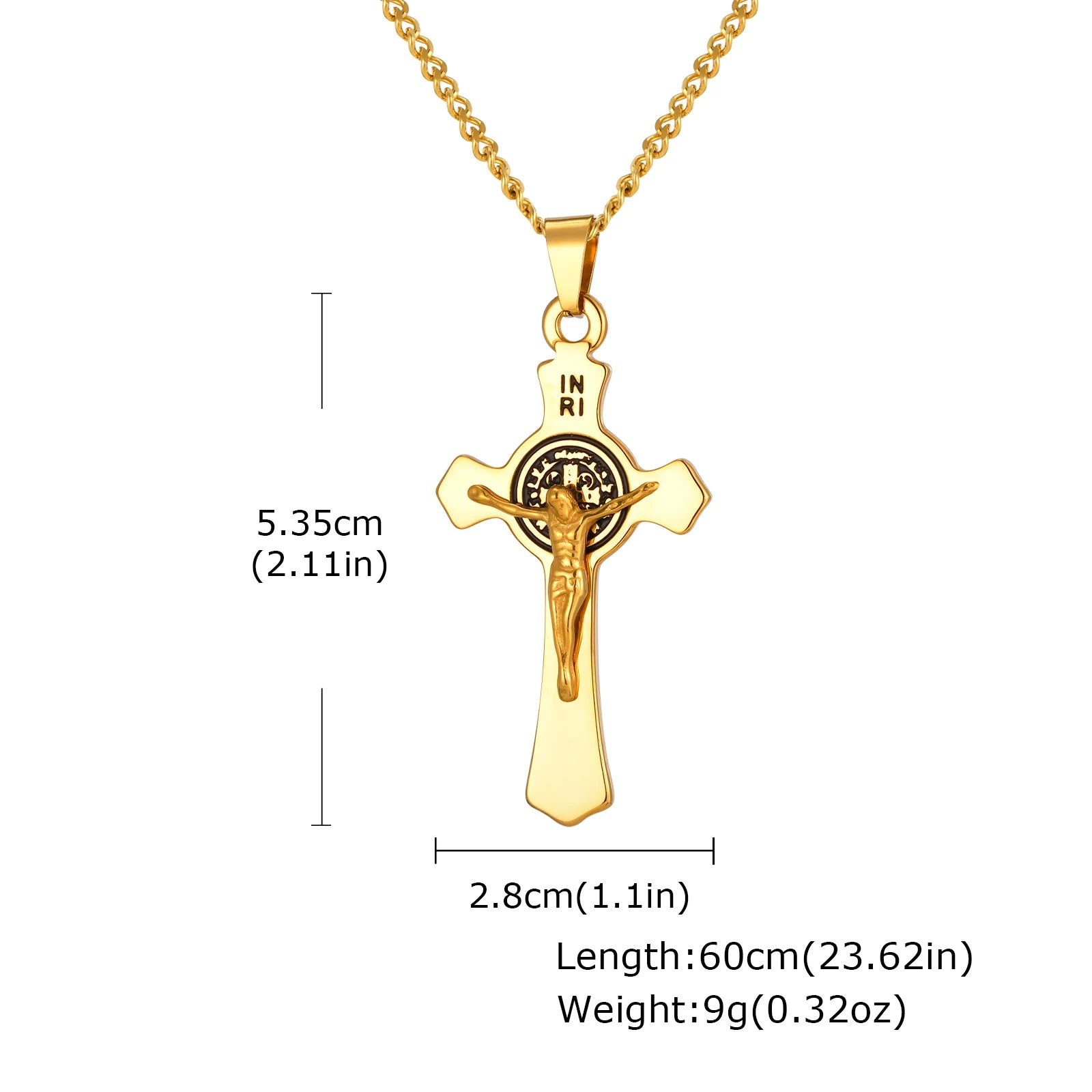 Catholic Cross Necklace